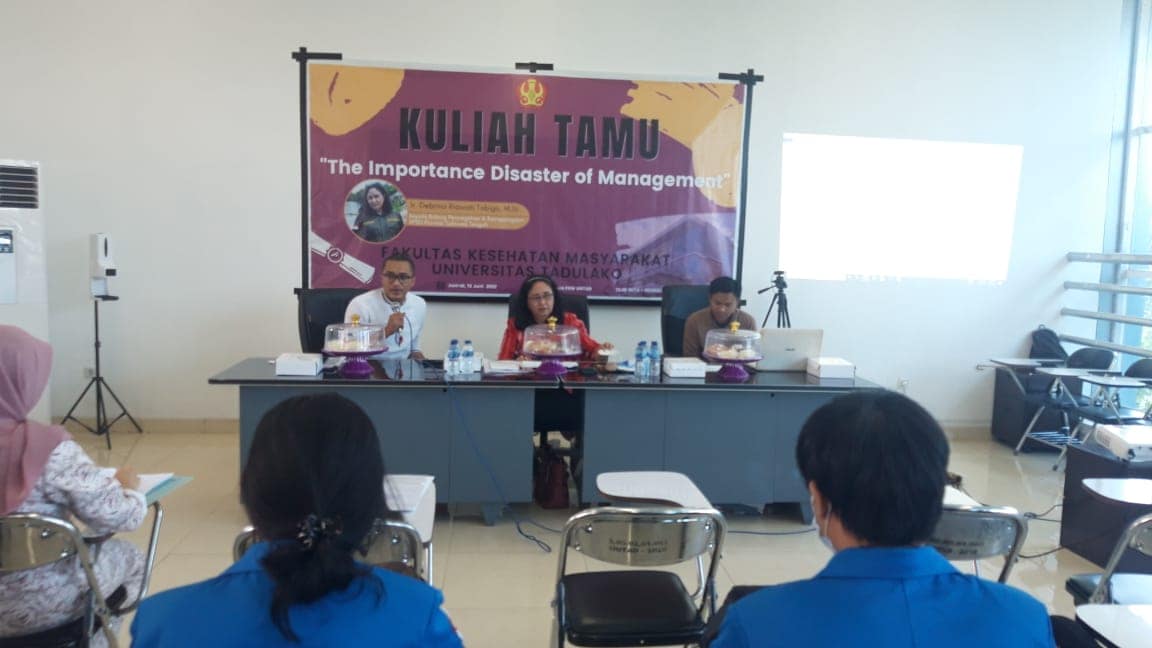 FKM Untad Gelar Kuliah Tamu